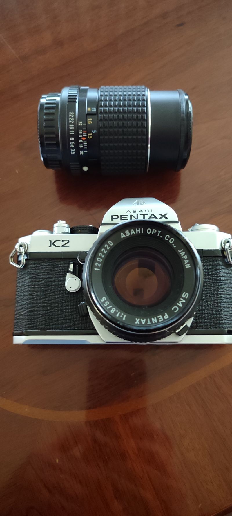 Cámara Analógica Pentax K2 + 2 Objetivos afbeelding 4