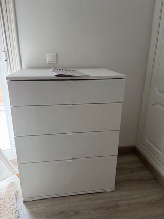 Cajonera IKEA VIHALS blanca sin usar