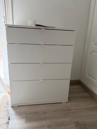 Cajonera IKEA VIHALS blanca sin usar
