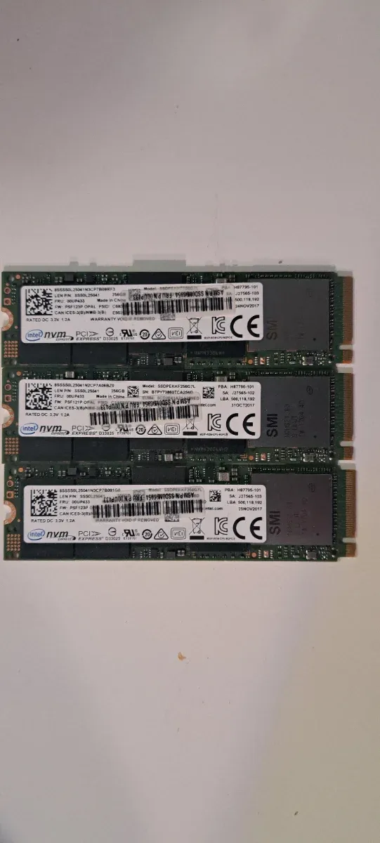Disco M.2 Intel 256GB