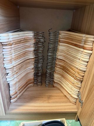 Perchas de Madera y Metal Ikea 75 perchas