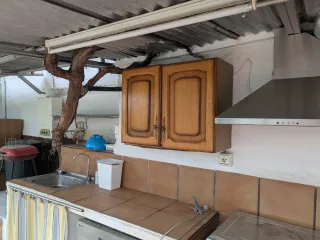 Muebles de cocina madera y encimera