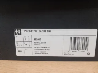 Zapatillas Adidas Predator Futbol Negras Talla 41