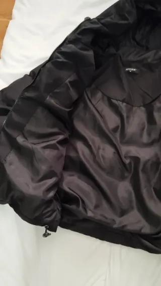 Anorak negro acolchado