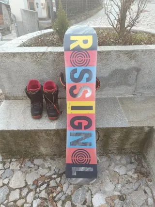 Snowboard Rossignol Taipan 58 con attacchi