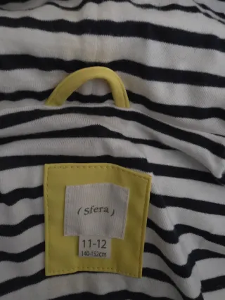 Chubasquero amarillo 11 años