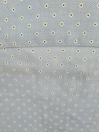 Camisa Sfera Estampado Geométrico Azul Talla S