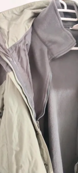 Chaqueta  Desmontable The North Face gris y verde