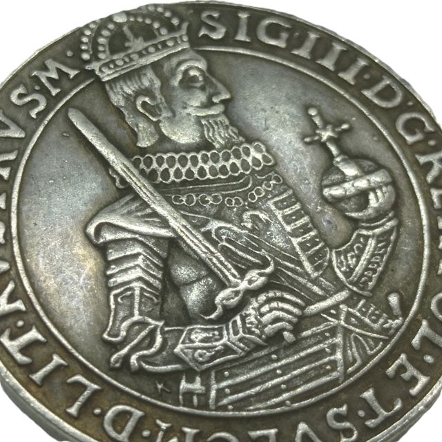 Réplica de moneda polaca Taller 1630 Sigismundo III
