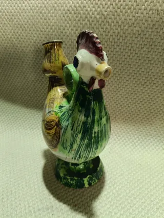 Botijo de gallo de cerámica