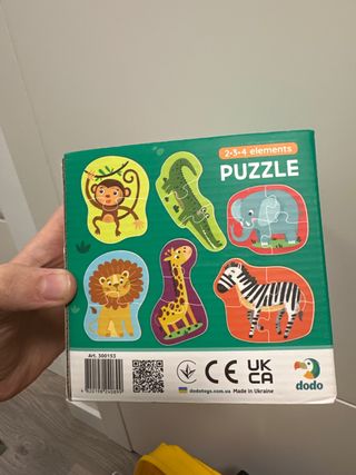 Puzzle 6 en 1 Dodo Animals