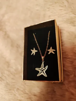 Conjunto Acero Inoxidable Estrella de Mar