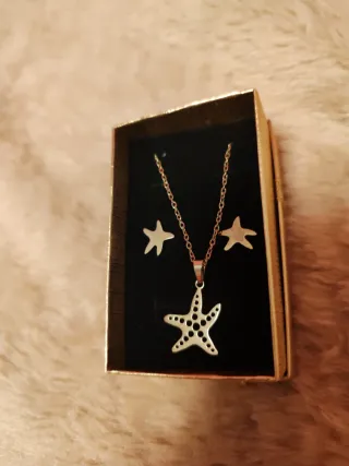 Conjunto Acero Inoxidable Estrella de Mar