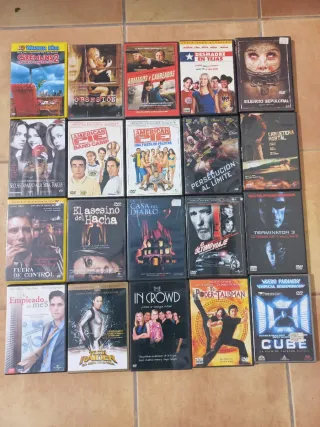 Lote Películas DVD Acción, Comedia, Terror