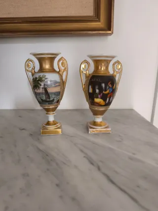 Jarrones franceses siglo XIX