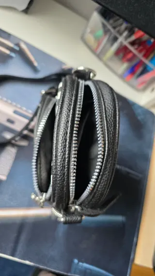 Bolso Beetlejuice rayas 19x15 cm