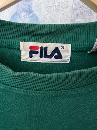 Sudadera Fila Verde Logo