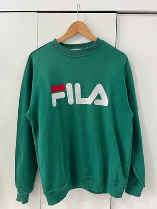 Sudadera Fila Verde Logo