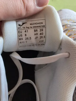 Zapatillas Fútbol Sala Joma Talla 41