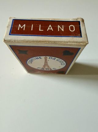 Mini mazzo carte da gioco Madonnina Milano