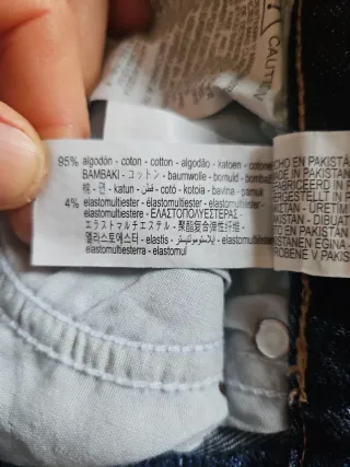 Vaqueros Zara bootcut campana ligera talla 36