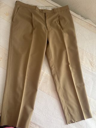 Traje chaqueta hombre beige