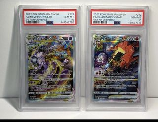 PSA 10 Mewtwo 221 Charizard 212 VSTAR