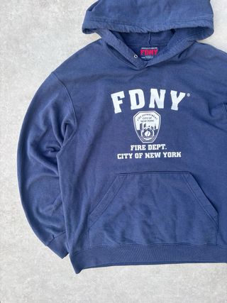 Felpa Vintage FDNY Blu