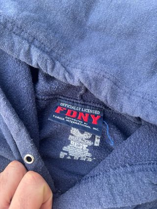 Felpa Vintage FDNY Blu
