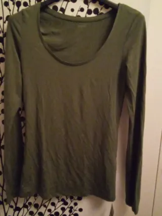 Maglietta manica lunga in viscosa