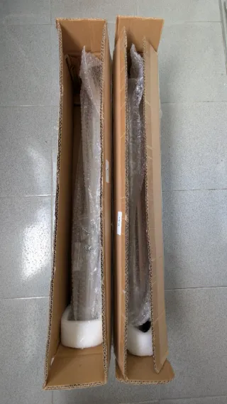 Patas de metal cromado para muebles