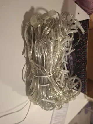 Cortina de luces LED multicolor