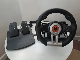 Volante Gaming Krom K-Wheel + Pedales