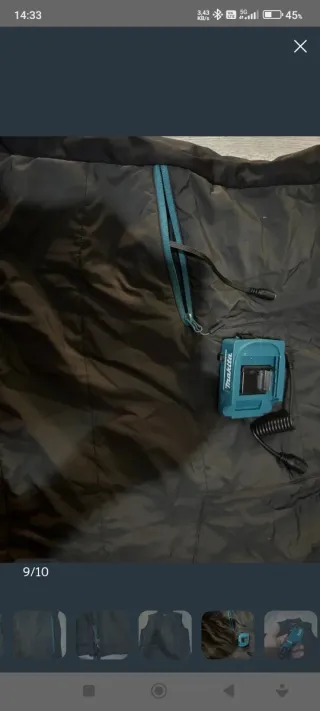 Makita DCV202 Chaleco Calefactable LXT