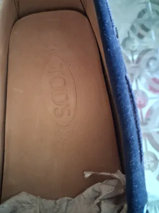 Tod's mocassini blu n. 42.5