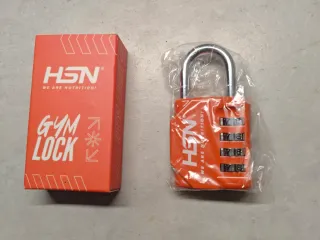 Candado combinación HSN Gym Lock naranja