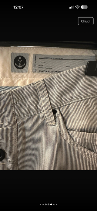 Pantaloni Uomo Alessandrini righe