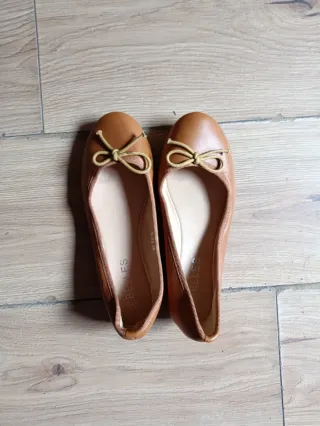 Manoletinas BELLES marrones talla 36