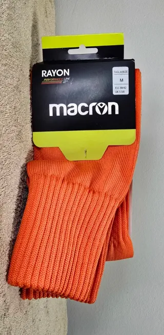 Calzini sportivi Macron arancioni taglia M