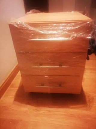 Mueble 3 cajones con ruedas