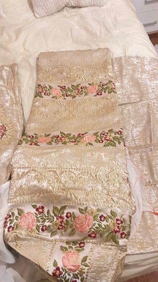 Fundas Salón Marroquí Beige/Dorado como nuevos ,