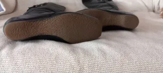 Botas mosqueteras de piel negras