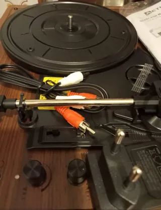 Maleta Tocadiscos Marrón