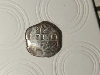 Macuquina 2 Reales Plata 6.07g