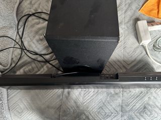 Barra de sonido y Subwoofer LG Negro