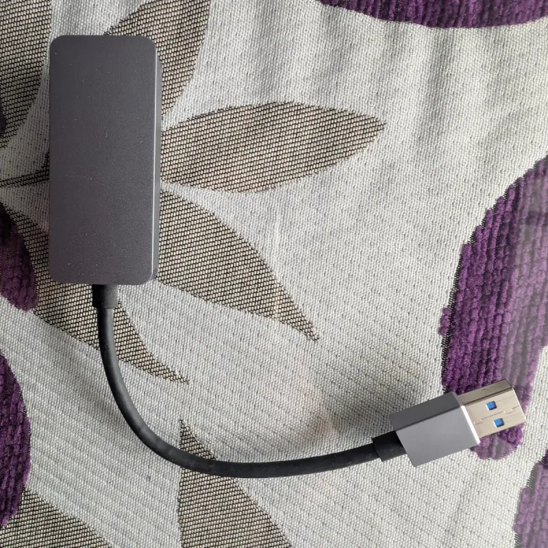 Adaptador Ethernet a USB Gris