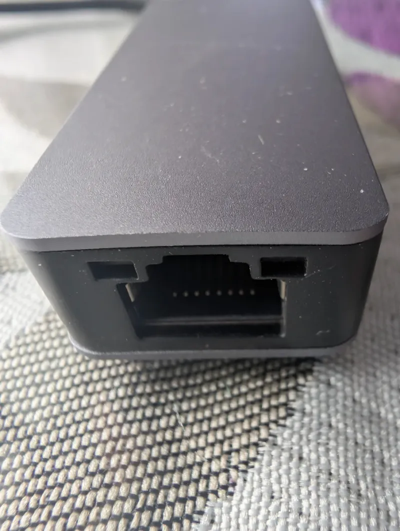 Adaptador Ethernet a USB Gris afbeelding 2