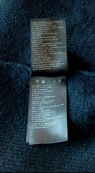 Jersey Ba&sh Negro Talla S Lana 42% y Algodón 45%