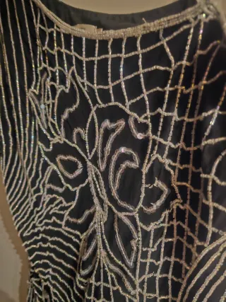 Vestido fiesta bordado lentejuelas