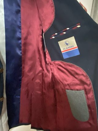 Americana El Ganso Azul Marino